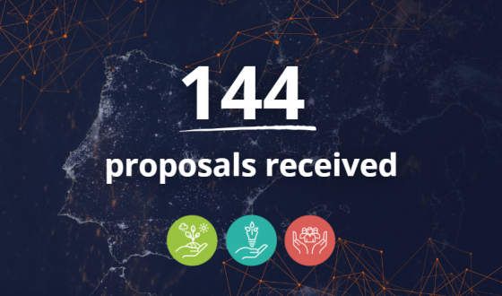 144 proposals have been received after the closing of the first call for projects